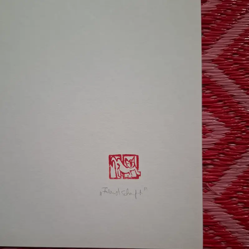 Fine-Art-Druck Mädchenportrait mit Esel – Bild 5